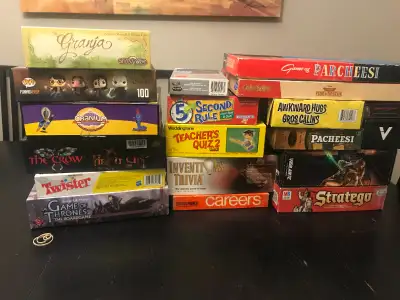 Games are in varying condition from never played to damaged box: La Granja - SOLD Funkoverse Harry P...