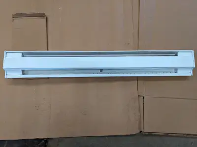 Baseboard Heater, rarely used. 48" long, Requires external Wall Thermostat Control 1000W 220V