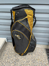Cobra Tour Cart Golf Bag Five Way Divider W/Rain Cover