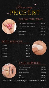 Waxing for male and female 