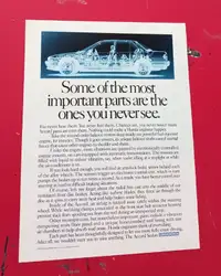 RETRO 1992 HONDA ACCORD SEDAN X-RAY TYPE AD - ANNONCE AUTO