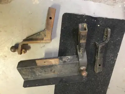 Assorted 2" receiver hitches, $40 for all.