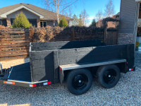 Custom built tandem trailer