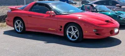 Rare 2001 Trans Am FIREHAWK - Red, auto, T-roof, ebony leather which was 1 of 22 built Trans Am Fire...