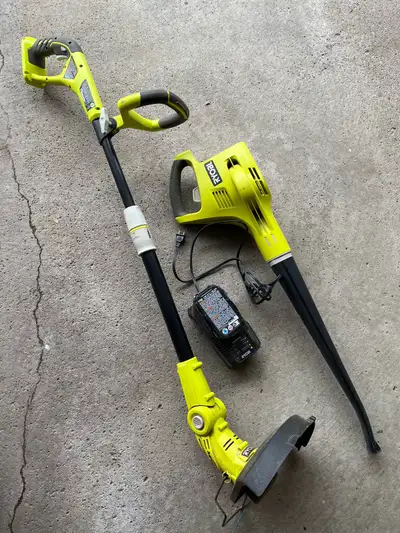 Ryobi Blower and Trimmer, View more