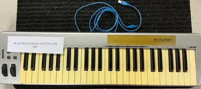 M-Audio Keyboard and USB Cable, View more