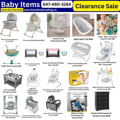 New Baby Items Liquidation Clearance Sale Low Prices bassinet , View more