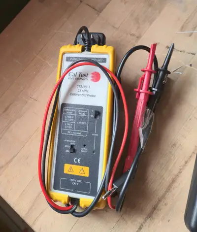 Cal Test CT2593-1 25 MHz High Voltage Differential Probe, View more