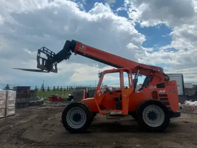 Cummins 3.8L excellent on fuel 74hp no def 36 ft reach 6000 lbs lift capacity Foam tires only 2140 h...