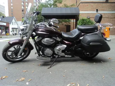 A 2017 Yamaha V-Star 950 Touring Edition. I bought it new in 2018 and have been the only rider. It's...