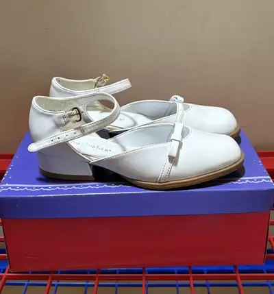 Girls' White Mary Jane Shoes - Size 12.5, View more