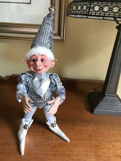 Floridus Gildor 2013 Poseable Elf Christmas Decoration Silver, View more