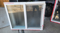 Slider window frosted glass 47x39