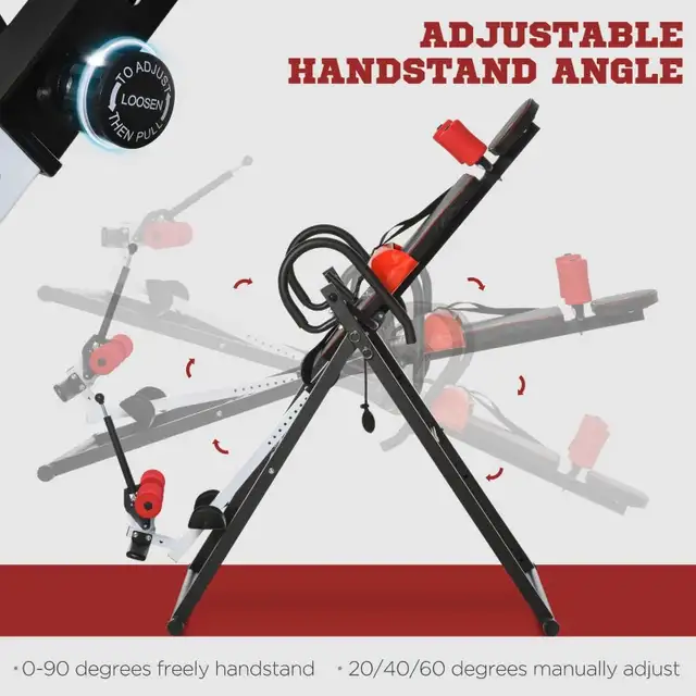 Folding Inversion Table, 20°/40°/60° Adjustable, with Safety Bel in Health & Special Needs in Markham / York Region - Image 5