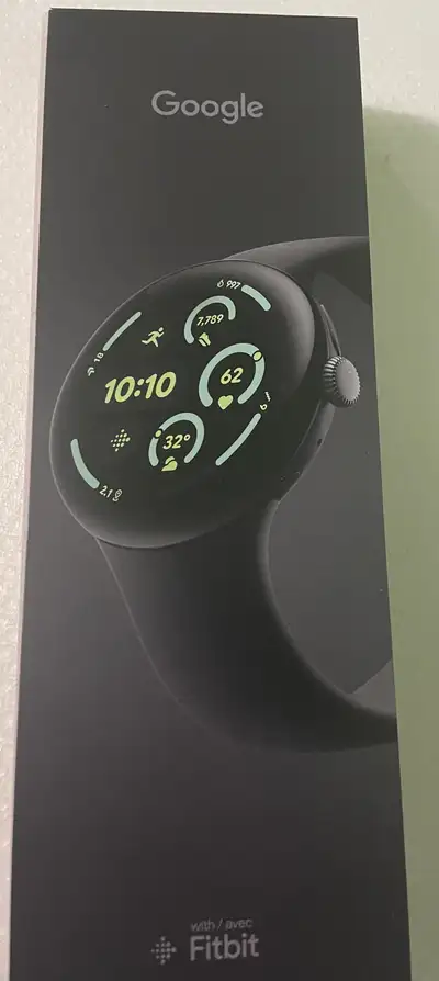 Google Pixel Watch 3 (LTE) 45mm Matte Black -BNIB, View more