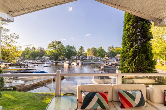 Muskoka Waterfront $175K — Turnkey Cottage w/ Dock + Golf Cart