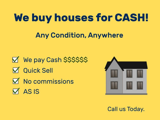 Sell Your House Fast – No Commissions - Cash Offer! WE BUY AS IS in Houses for Sale in Kingston