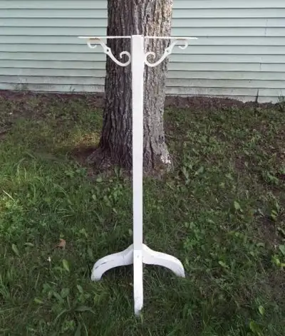 Wooden Hanger (Clothing/Plant/Basket/Wreath) Stand‏, View more
