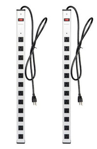 12-Outlet Surge Protector Power Strip CUL & UL certified