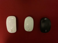 Three mouse - two Microsoft Windows ; one for Mac
