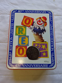 Vintage Oreo 40th Anniversary tin