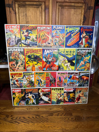 Wall Art - light weight canvas comic covers