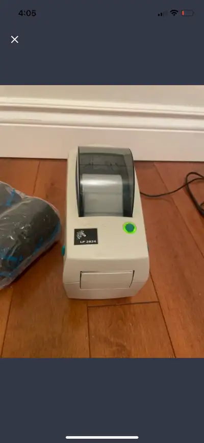 Zebra label printer LP 2824, View more