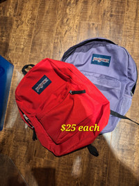 Roots back packs & lunch bag
