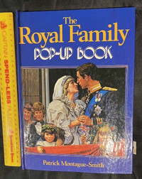 VINTAGE ROYAL FAMILY POP-UP BOOK HAPPY DIANA & CHARLES KILTED
