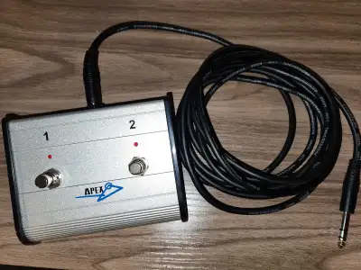 apex dual button footswitch guitar pedal, View more