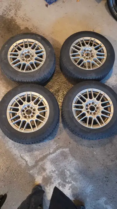 These were used on my father in law's previous car. 2003 Toyota Camry, V6 XLE trim. Wheels have univ...