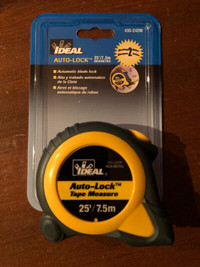 IDEAL Auto-Lock Tape Measure, Model 35-242M