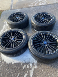 235/45/R18 Tires on Ford Fusion Rims
