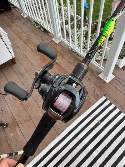 Fishing rod & Baitcasting reel, View more
