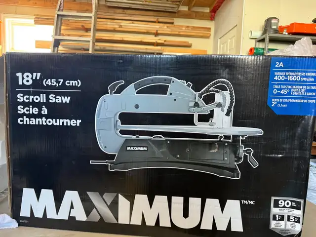 Maximum 18” Scroll Saw in Power Tools in North Bay - Image 5