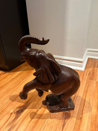 Cherrywood elephant sculpture! 