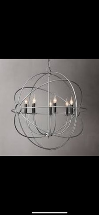 RESTORATION HARDWARE ORB CHANDELIER 36 INCH RETAIL NEAR $2k USD