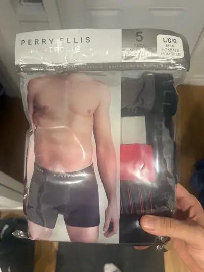 NEW Men’s Perry Ellis Boxer Briefs Large, View more