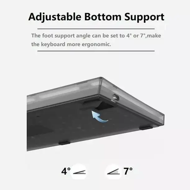 Gaming Keyboard FL MK870 DIY Kit + VGN Aurora Ice Cream Switches in Mice, Keyboards & Webcams in Vancouver - Image 6