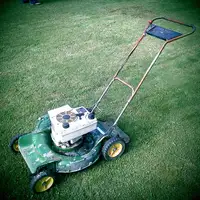 Will pick up unwanted lawn mowers