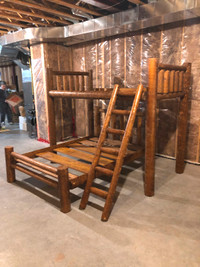 Beautiful rustic cottage bunk bed