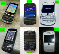 Various Blackberry   Phones