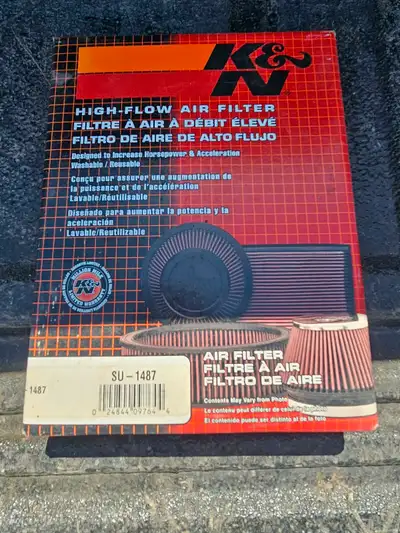 New k&n filter, fits all vs1400 models between 87 and 09. Part# in pics. Retail is $140+ save yourse...