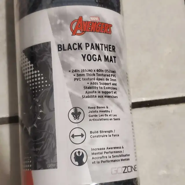 NEW Avangers Black Panther Yoga Mat in Other in Markham / York Region - Image 5