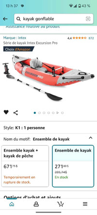 Kayak gonflable à vendre 
