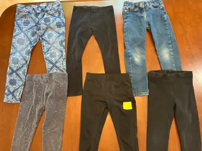 Size 4T Girl’s Pants Leggings Jeans - $12 for all - George, puma, View more