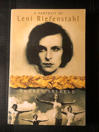 A portrait of Leni Riefenstahl, by Audrey Salkeld softcover book