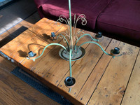 Antique Chandelier - Whimsical Design with Lovely Patina