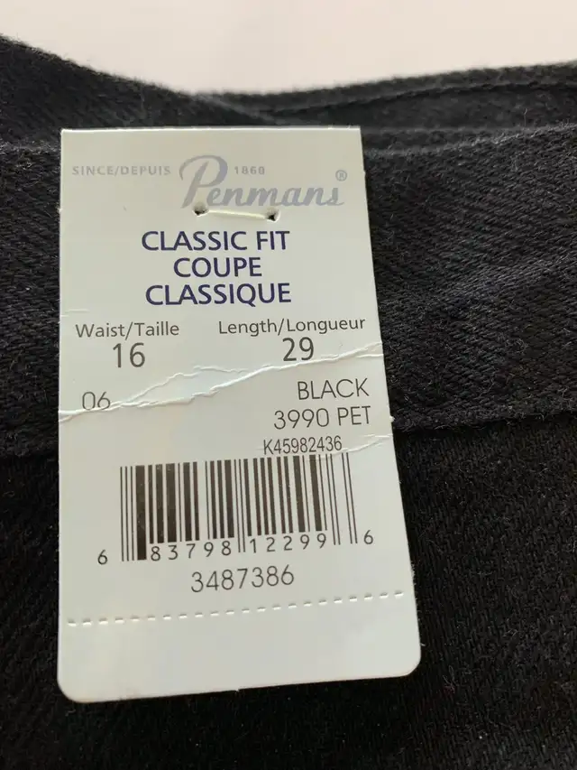 Penman’s 2 pairs new women’s jeans with tags  waist 16 leg 29 in Women's - Bottoms in Barrie - Image 5
