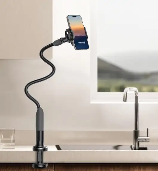 NEW-38" Gooseneck phone mount w/ clamp for desk/table.(Open box) in Cell Phone Accessories in Mississauga / Peel Region - Image 4
